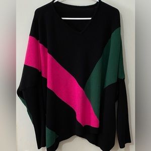 Batwing style acrylic sweater, never worn